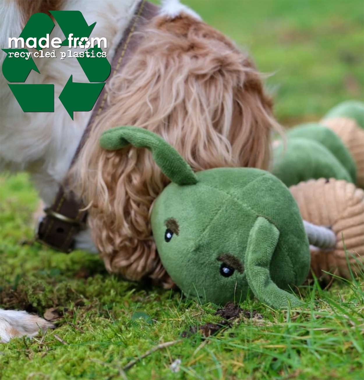 Made From Caterpillar – 100% Recycled Dog Toy