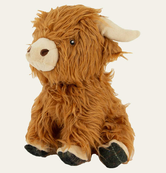 Heritage Fergus Highland Cow – Eco-Friendly Plush Dog Toy
