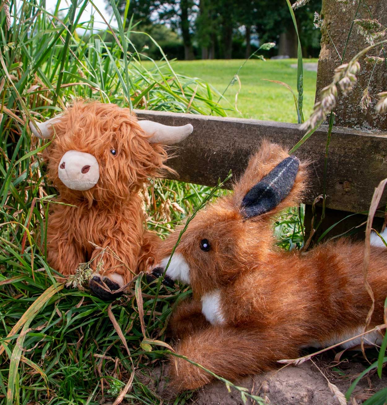 Heritage Fergus Highland Cow – Eco-Friendly Plush Dog Toy