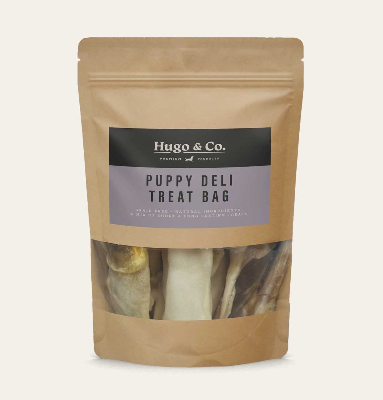 Hugo & Co Puppy Deli Bag Dog Treats – 260g