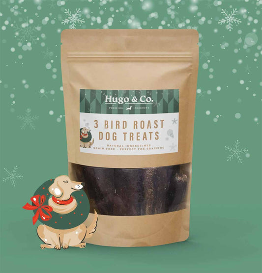 Hugo & Co Christmas 3 Bird Roast Dog Treats