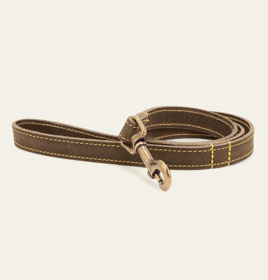 Leather Lead – Sable – 1m