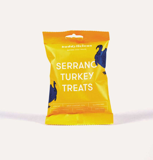 Buddylicious Natural Serrano Turkey Healthy Dog Treats