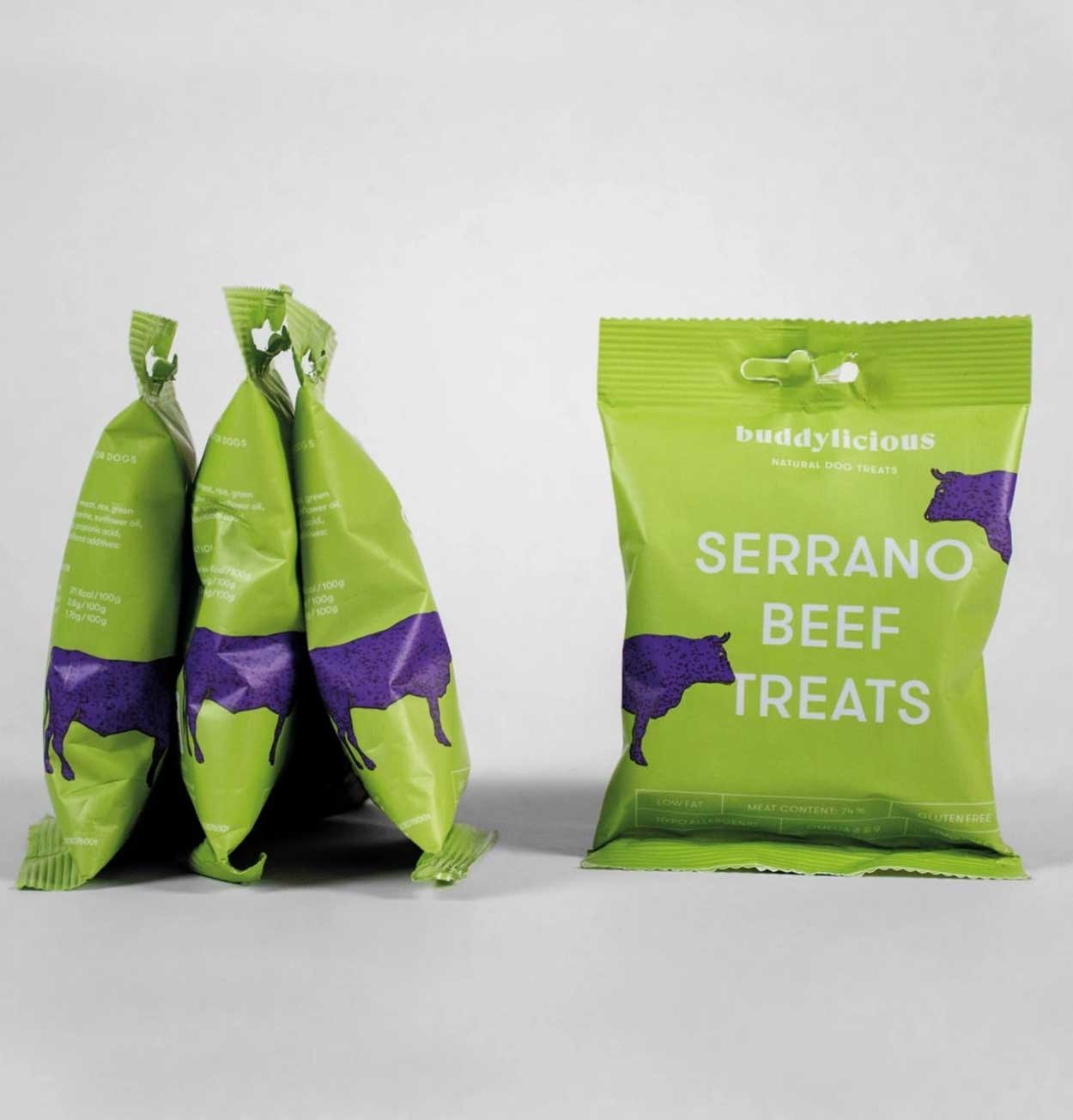 Buddylicious Natural Serrano Beef Healthy Dog Treats