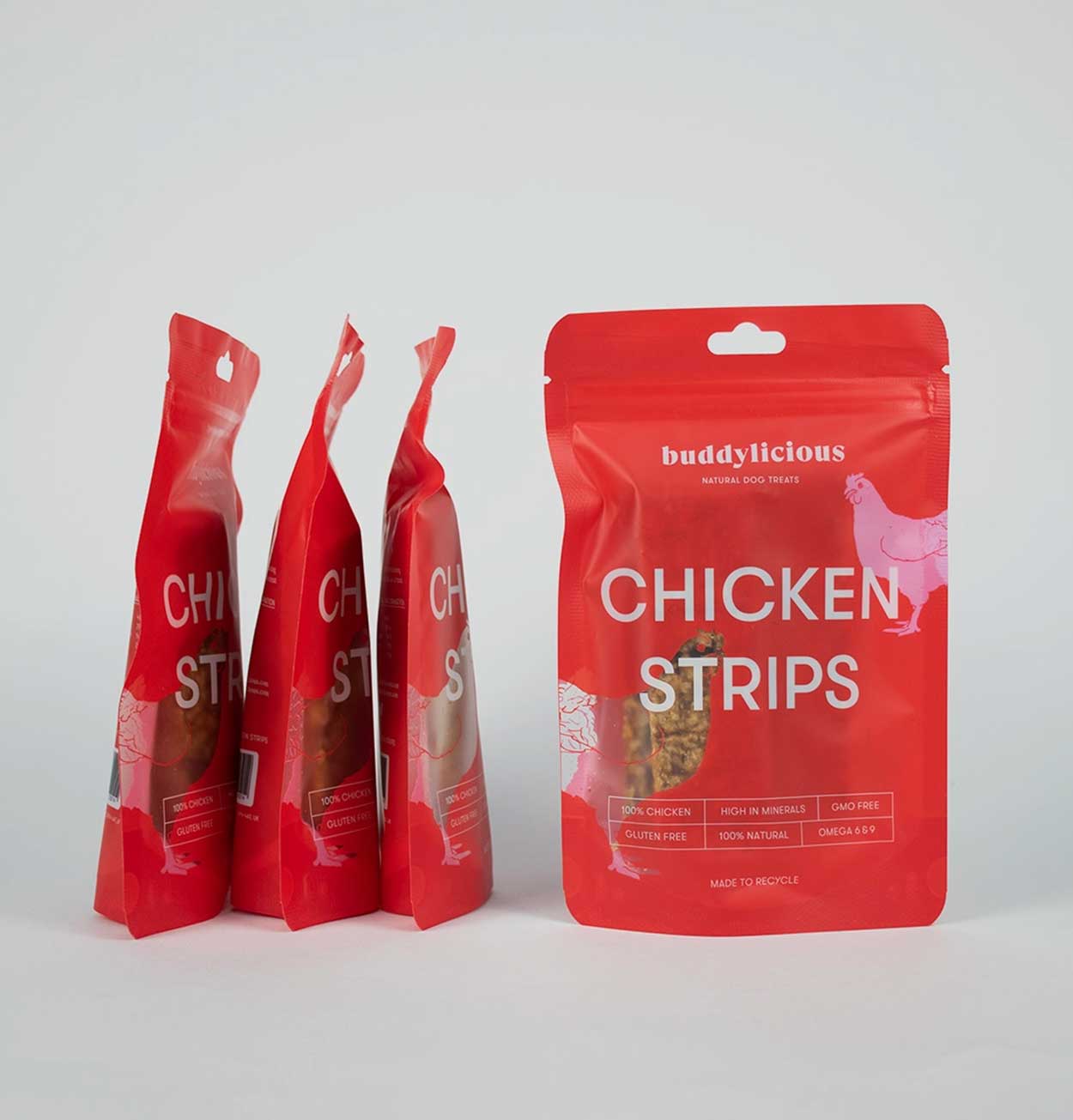 Buddylicious 100% Natural Chicken Strips Dog Treats