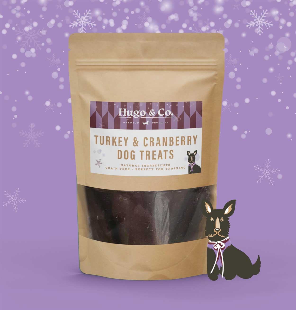 Hugo & Co Christmas Turkey & Cranberry Dog Treats