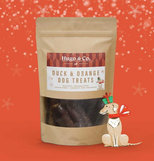 Hugo & Co Christmas Duck & Orange Dog Treats