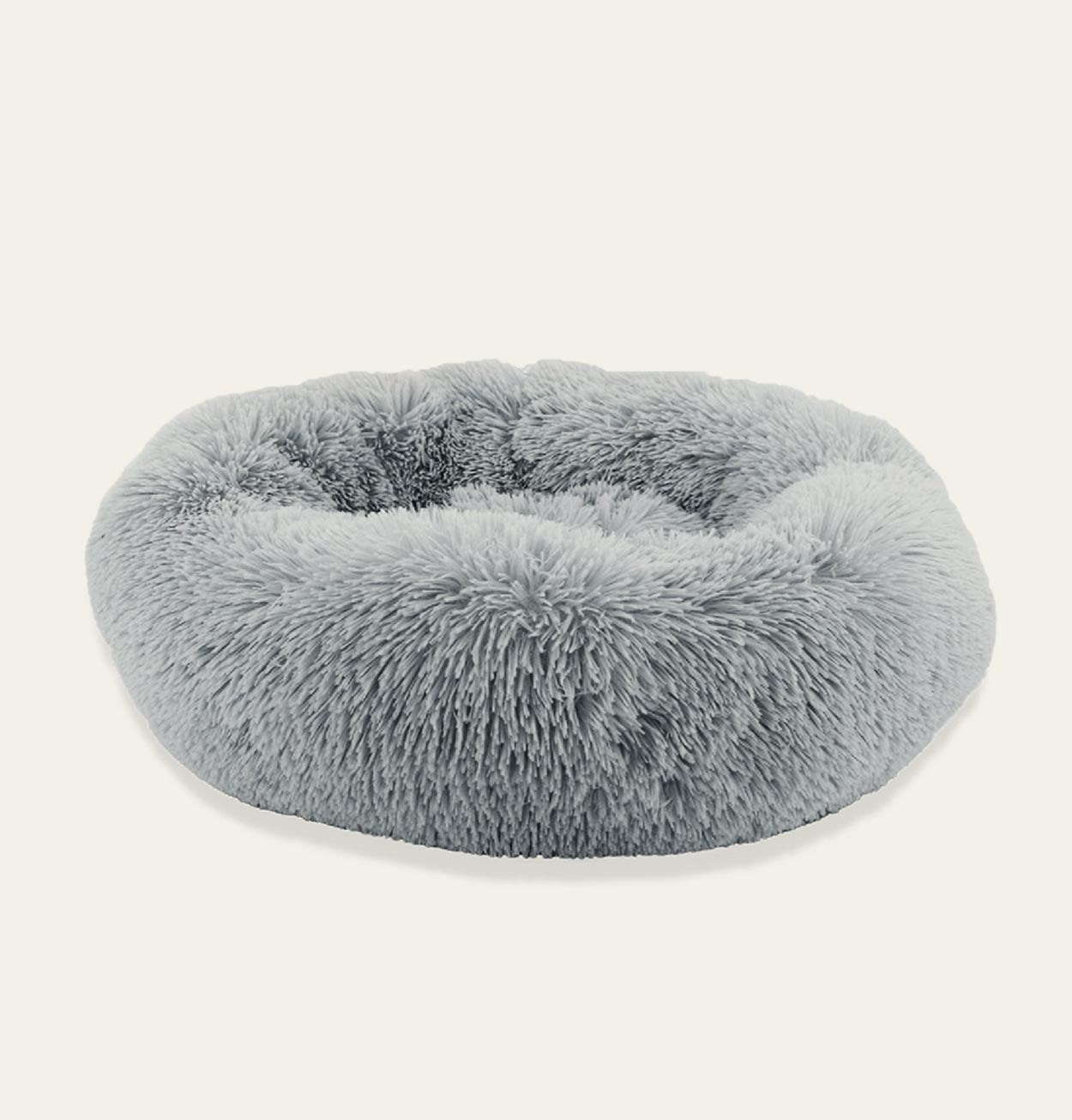 Super Soft Plush Donut Dog Bed – 50cm