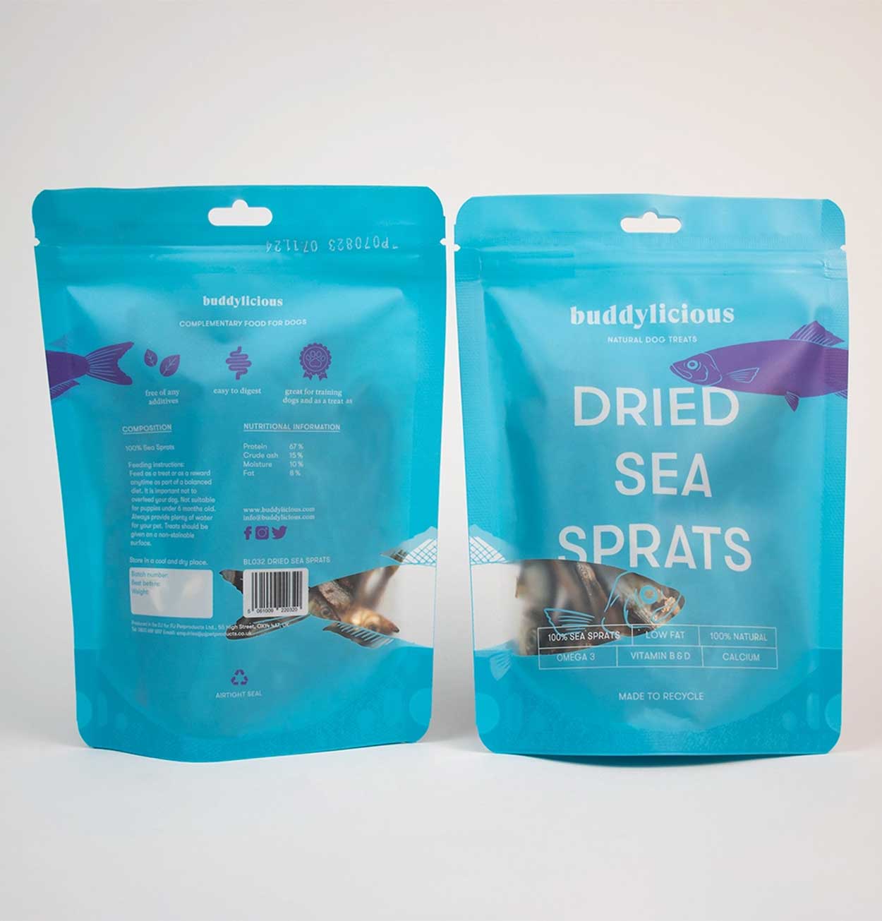 Buddylicious 100% Natural Sea Sprats Dog Treats