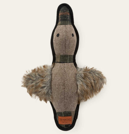 Tweed Squeeky Duck Dog Toy